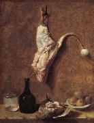 Jean Baptiste Oudry Still Life with Calf's Leg Norge oil painting reproduction